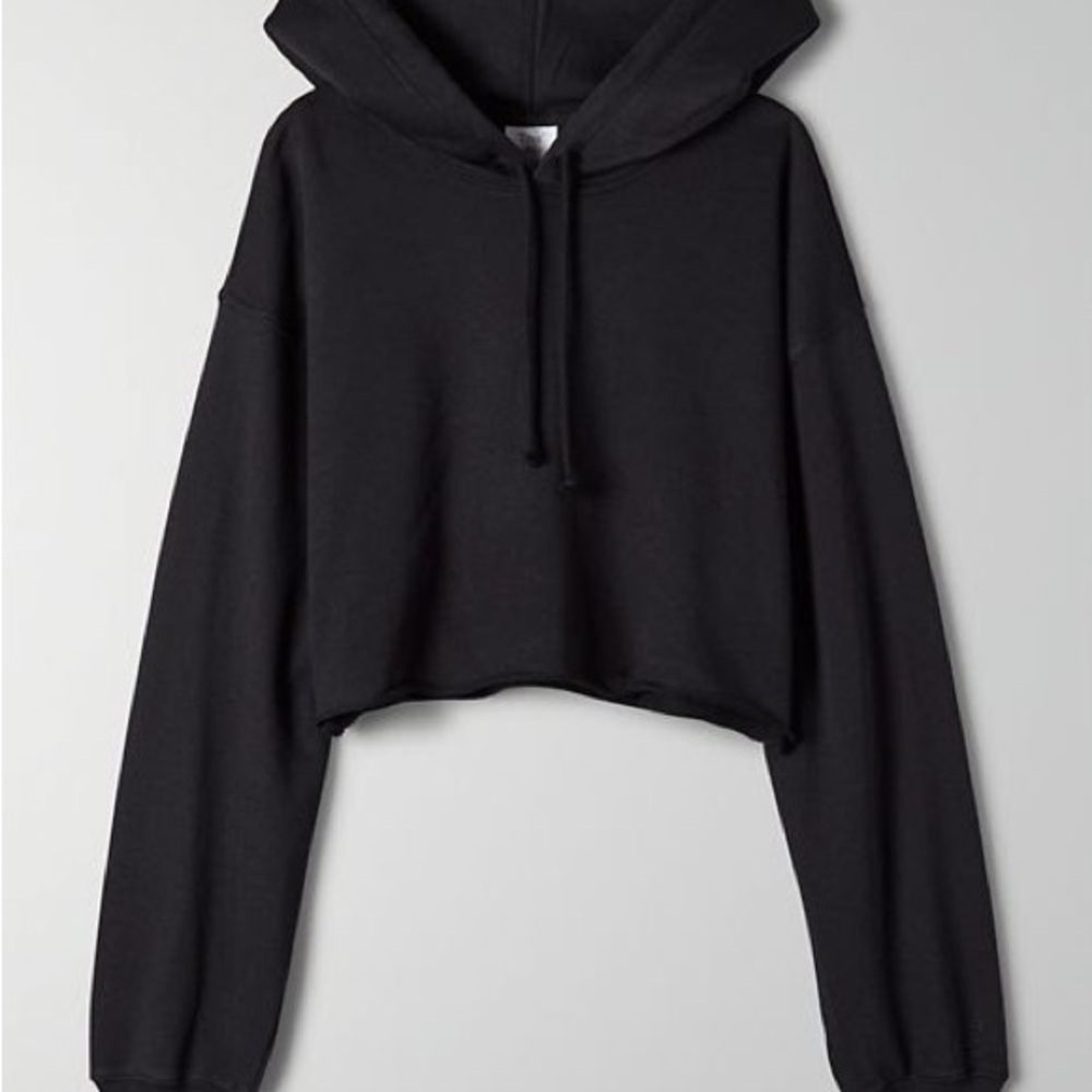 TNA: Airy Fleece Boyfriend Cropped Hoodie